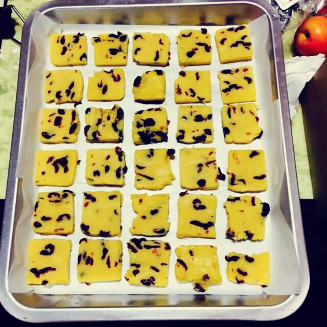 低糖少油版蔓越莓饼干