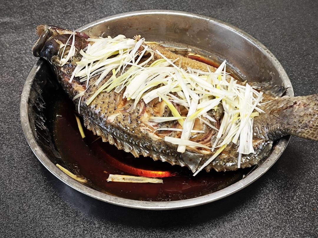 过年餐桌上少不了的菜——清蒸罗非鱼