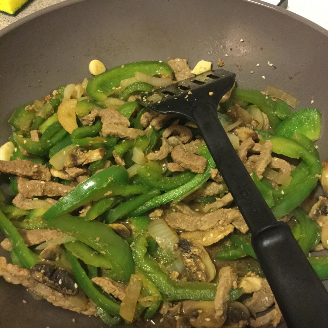 青椒牛肉丝