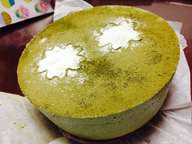 抹茶冻芝士蛋糕