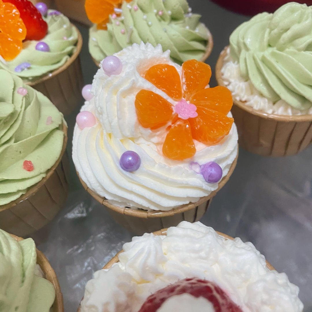 奶油戚风杯子蛋糕