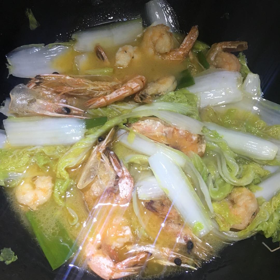 大虾烧白菜
