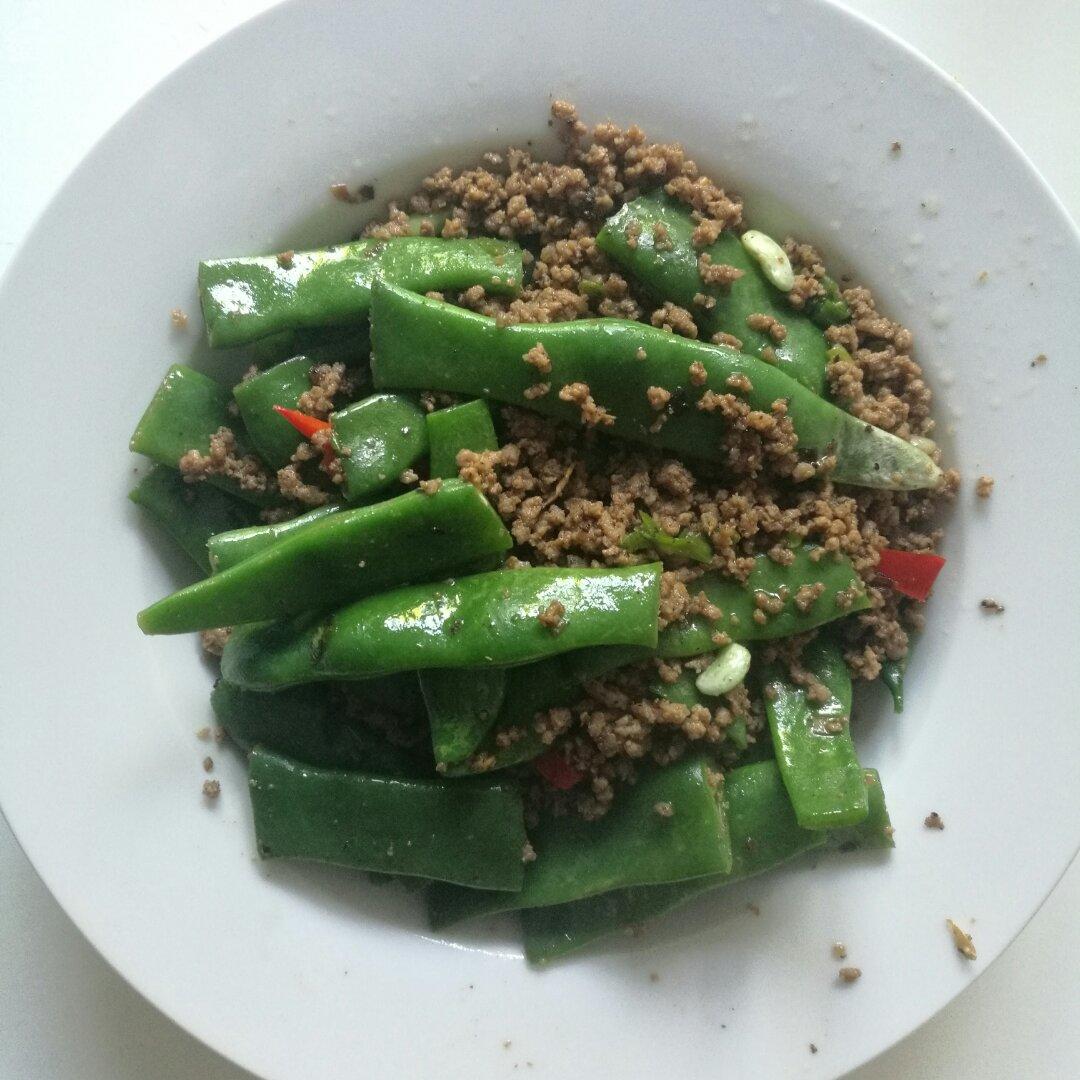 干煸豆角炒肉