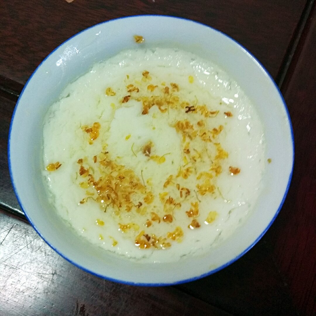 蜂蜜桂花炖奶