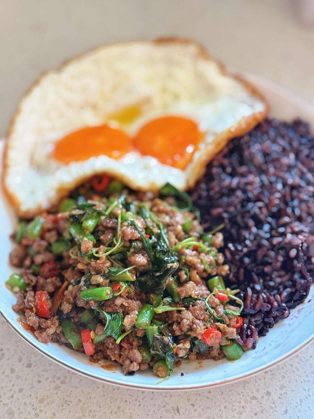 泰式牛肉打抛饭——超简单懒人饭
