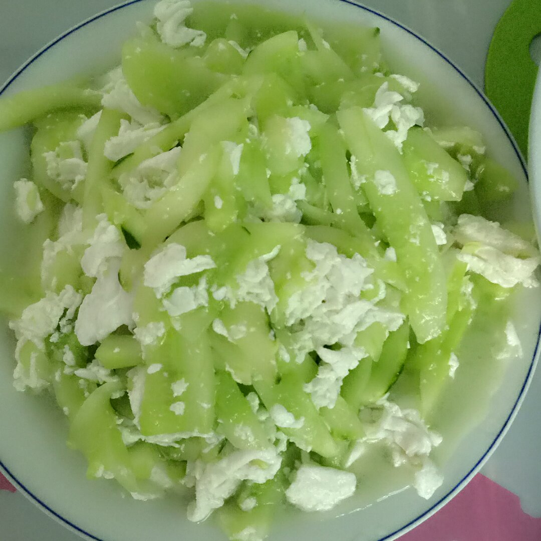 咸蛋白炒黄瓜