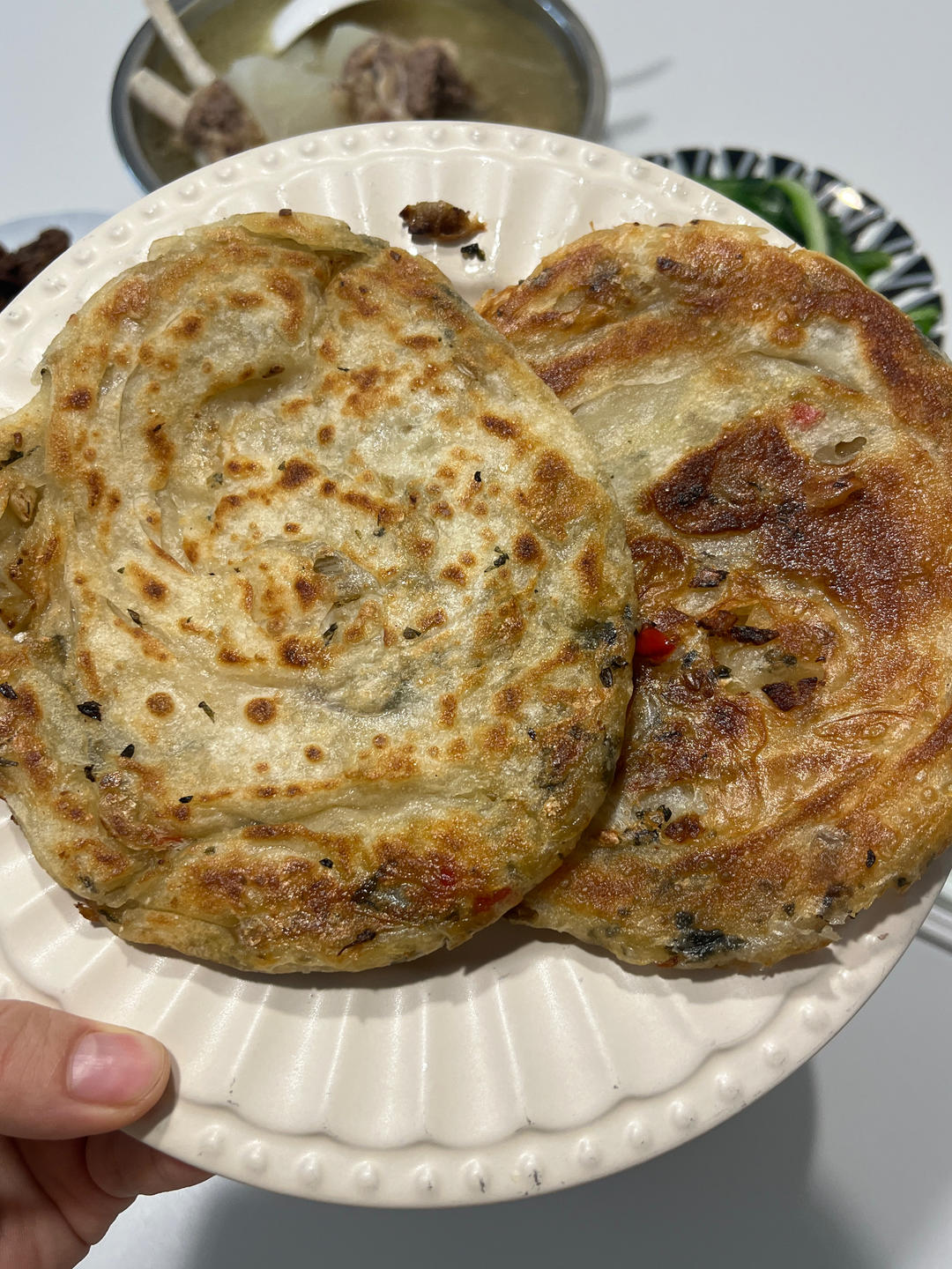 葱油酥饼