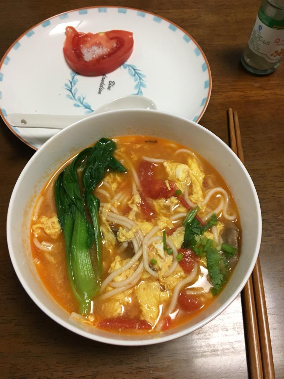 超级入味好吃的番茄鸡蛋面