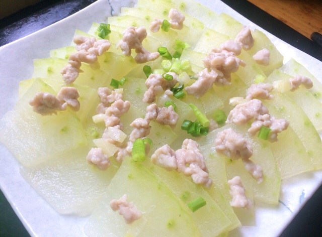 肉末蒸冬瓜