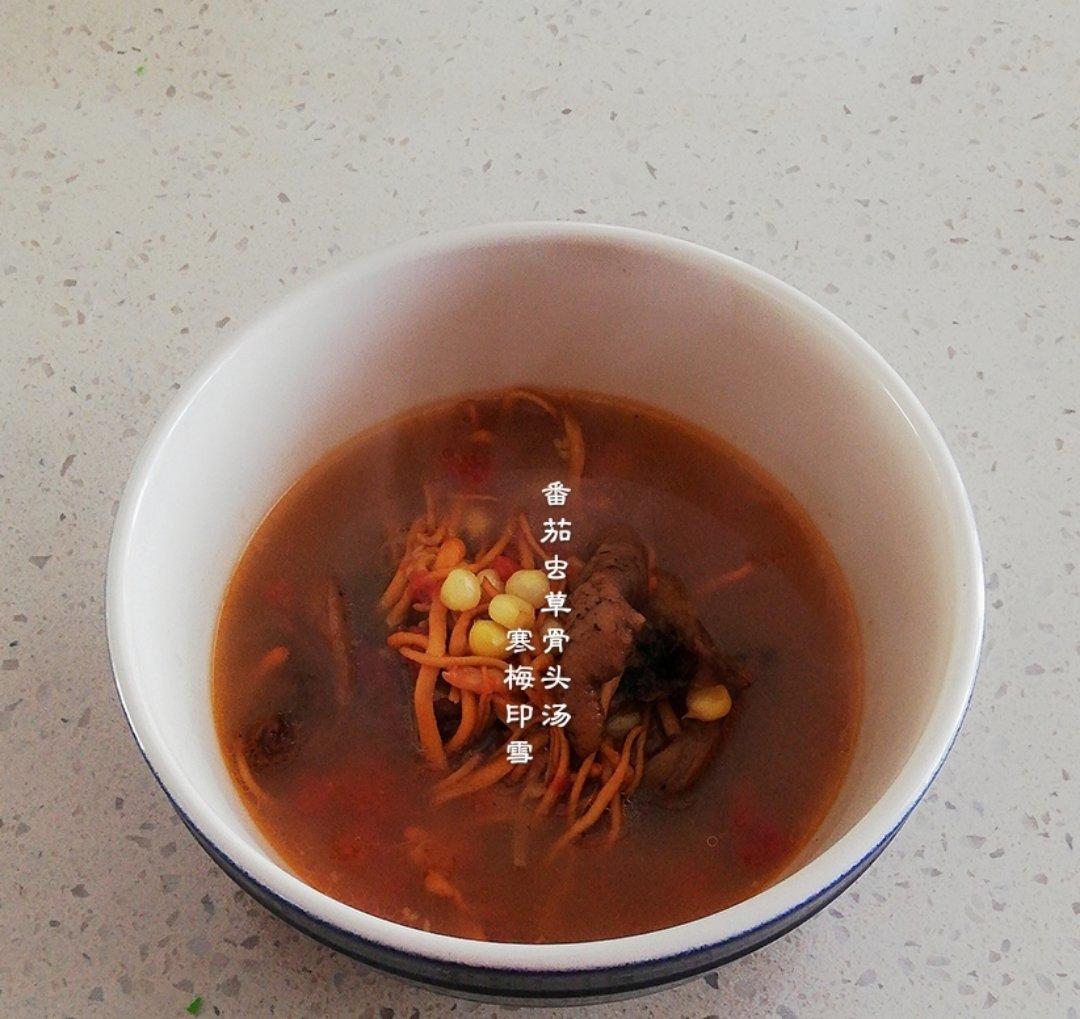 虫草花玉米排骨汤