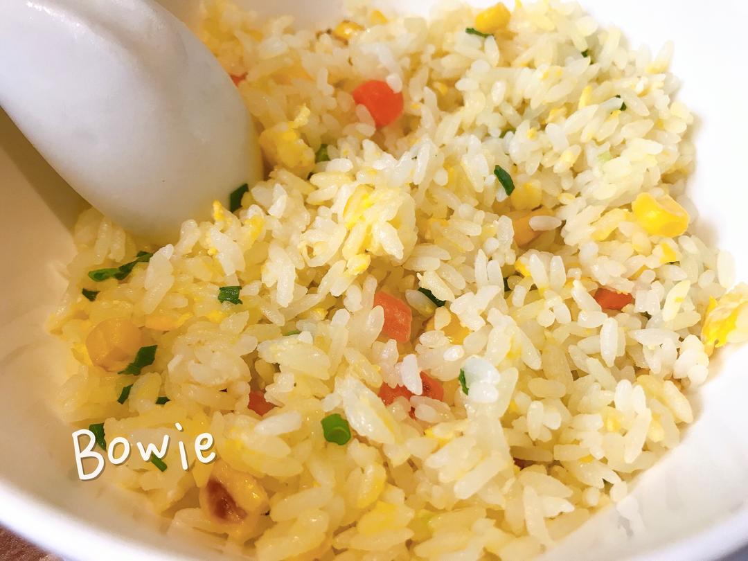 什锦蔬菜蛋炒饭的做法