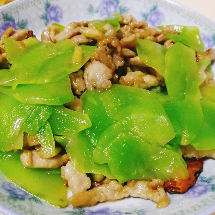 莴笋炒肉