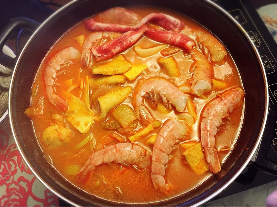 韩式二人锅（泡菜牛肉锅）绝对懒◝(　ﾟ∀ ﾟ )◟