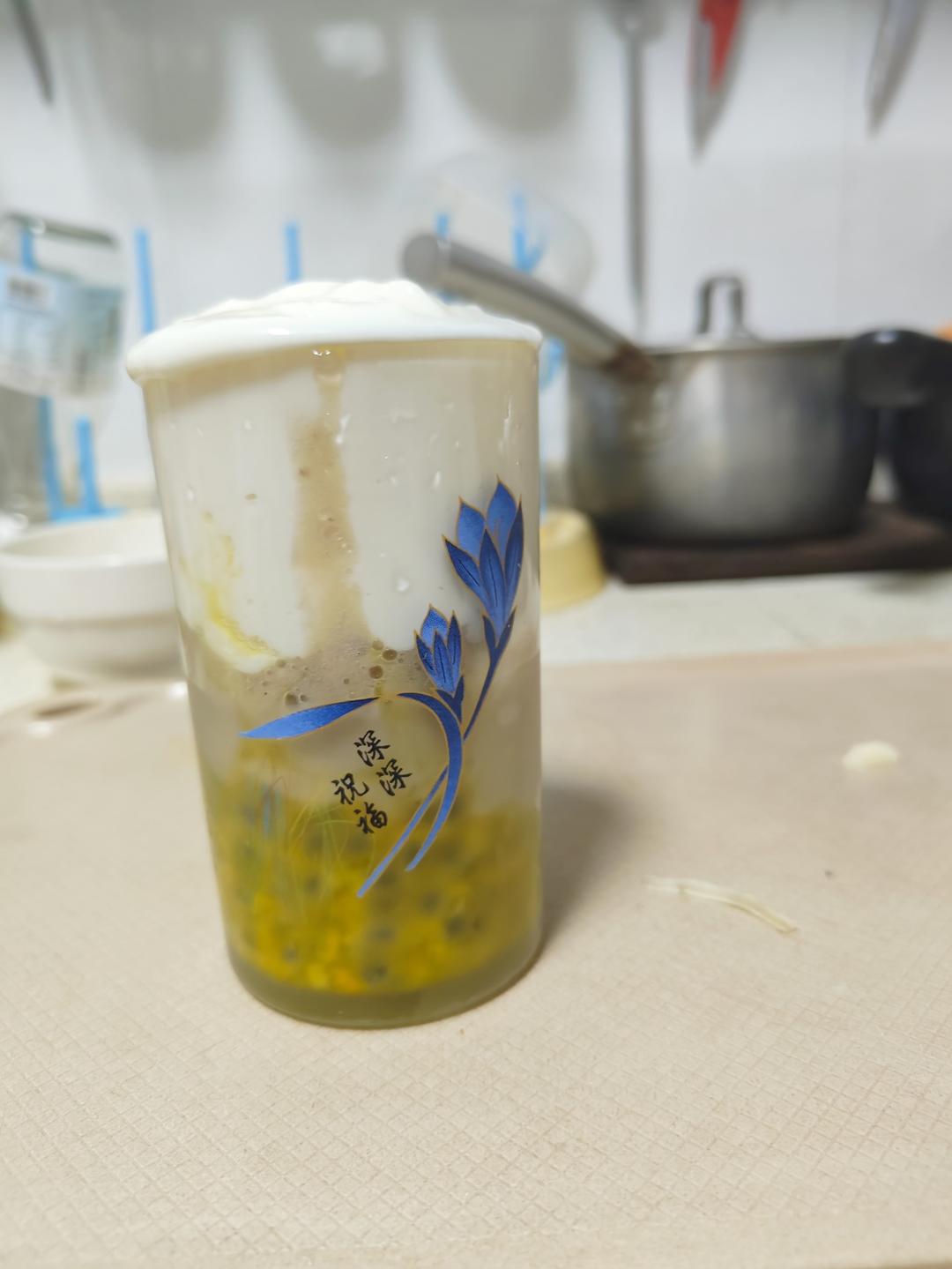 百香果奶昔的做法