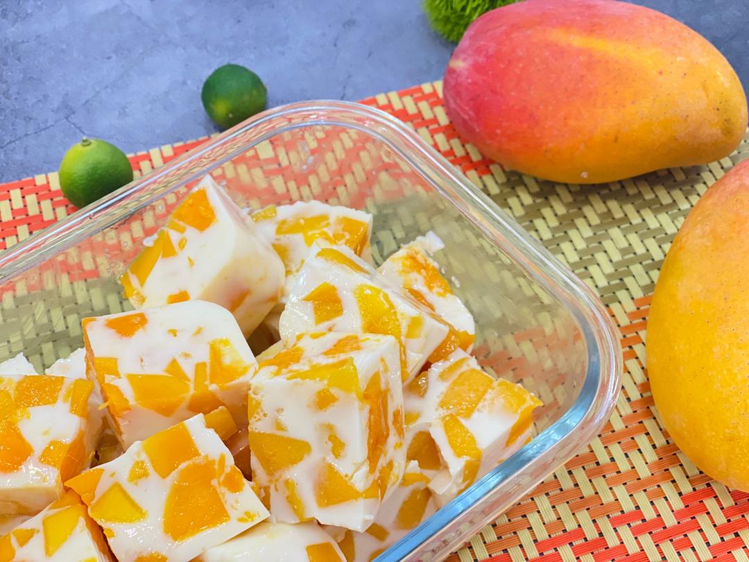 芒果椰奶布丁的做法