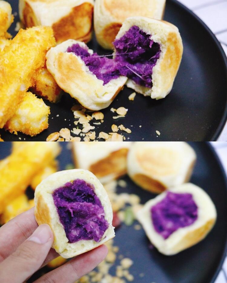 【爆浆紫薯仙豆糕】