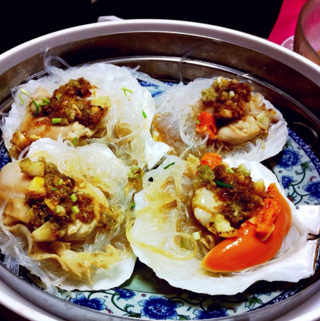 蒜蓉粉丝蒸扇贝