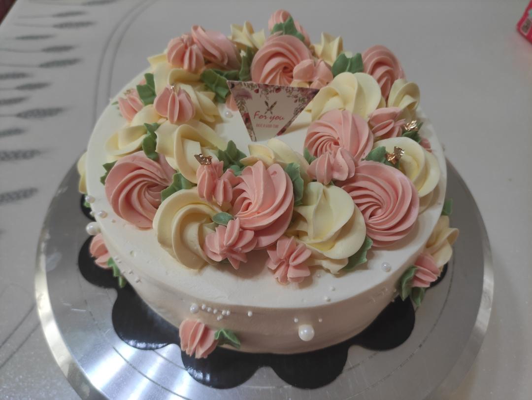 裱花蛋糕的做法