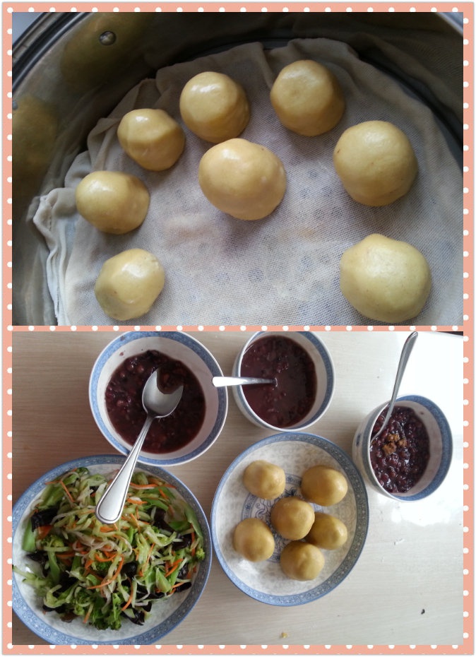 奶香粘豆包