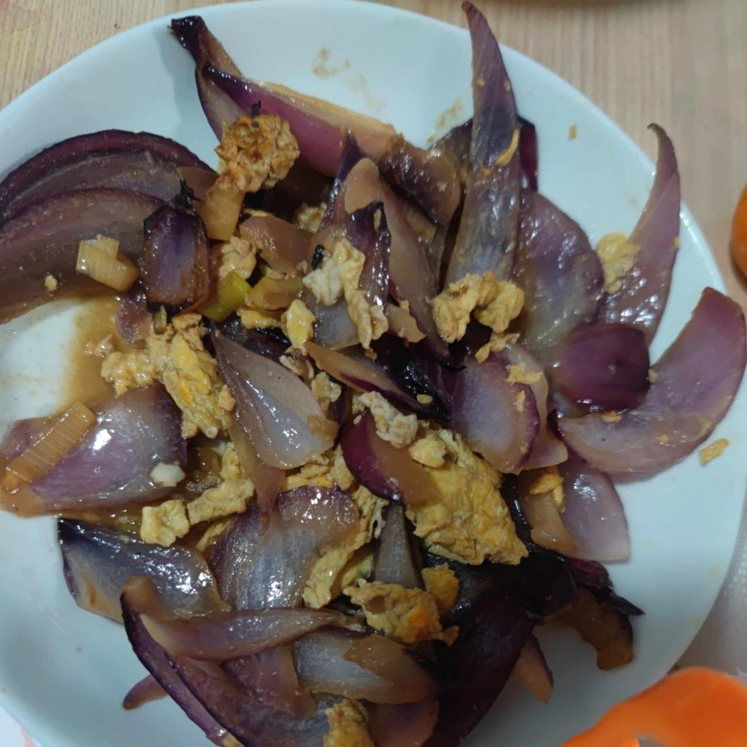 降压防癌的好食材  洋葱炒鸡蛋