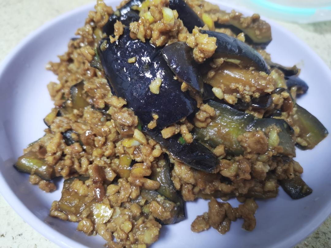 超级下饭酱香味肉末茄子