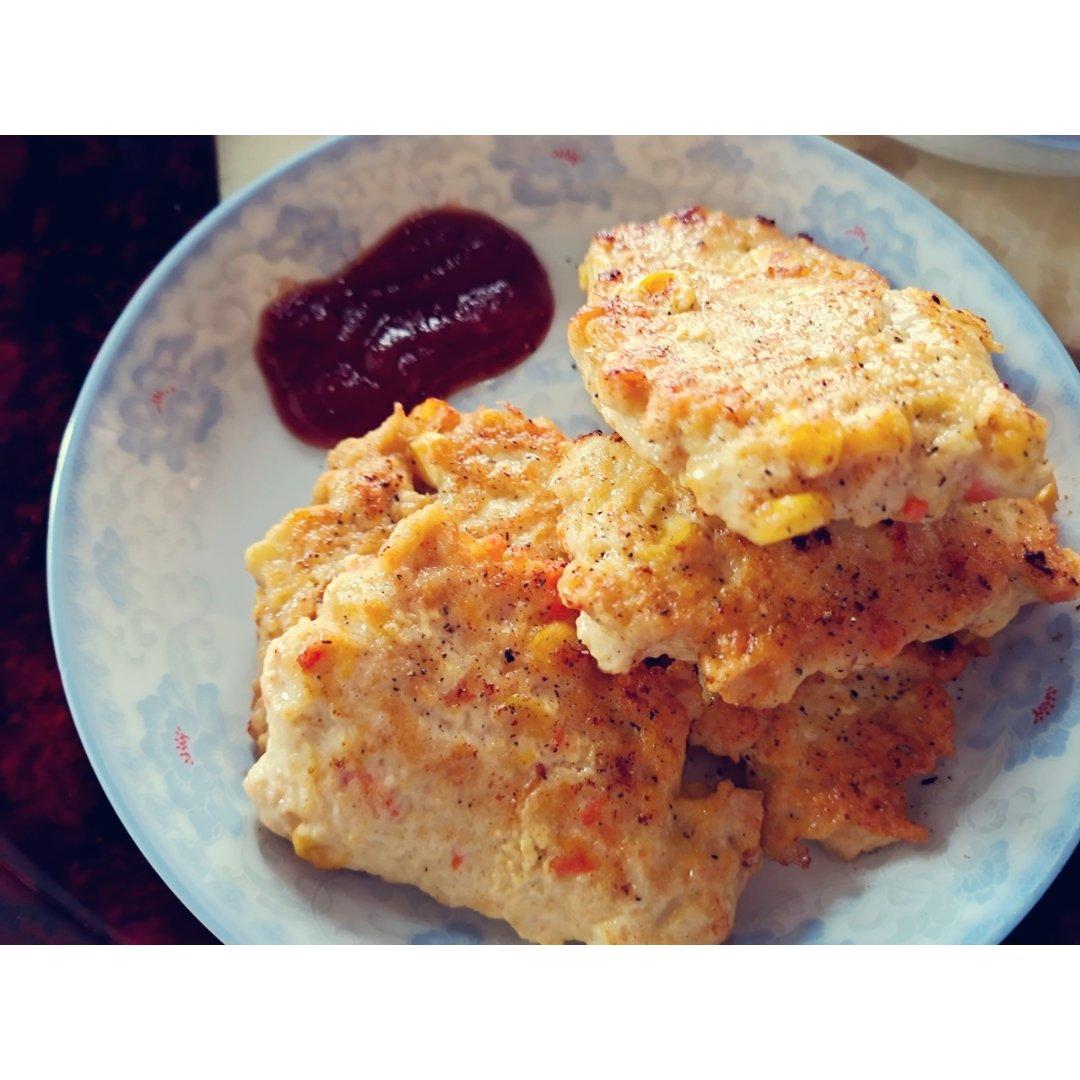 好吃不胖的时蔬鸡肉饼