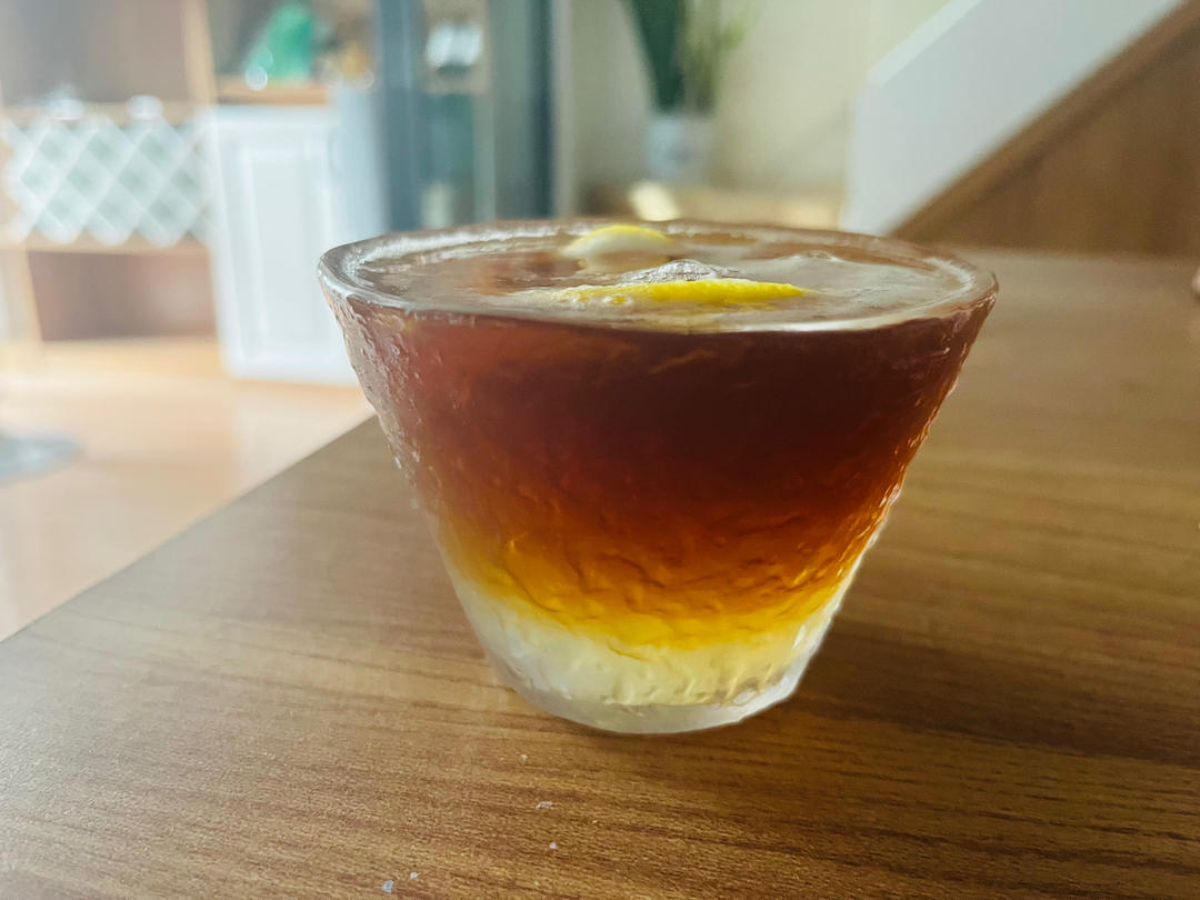 夏天的味道 柠檬苏打冷萃咖啡🍋