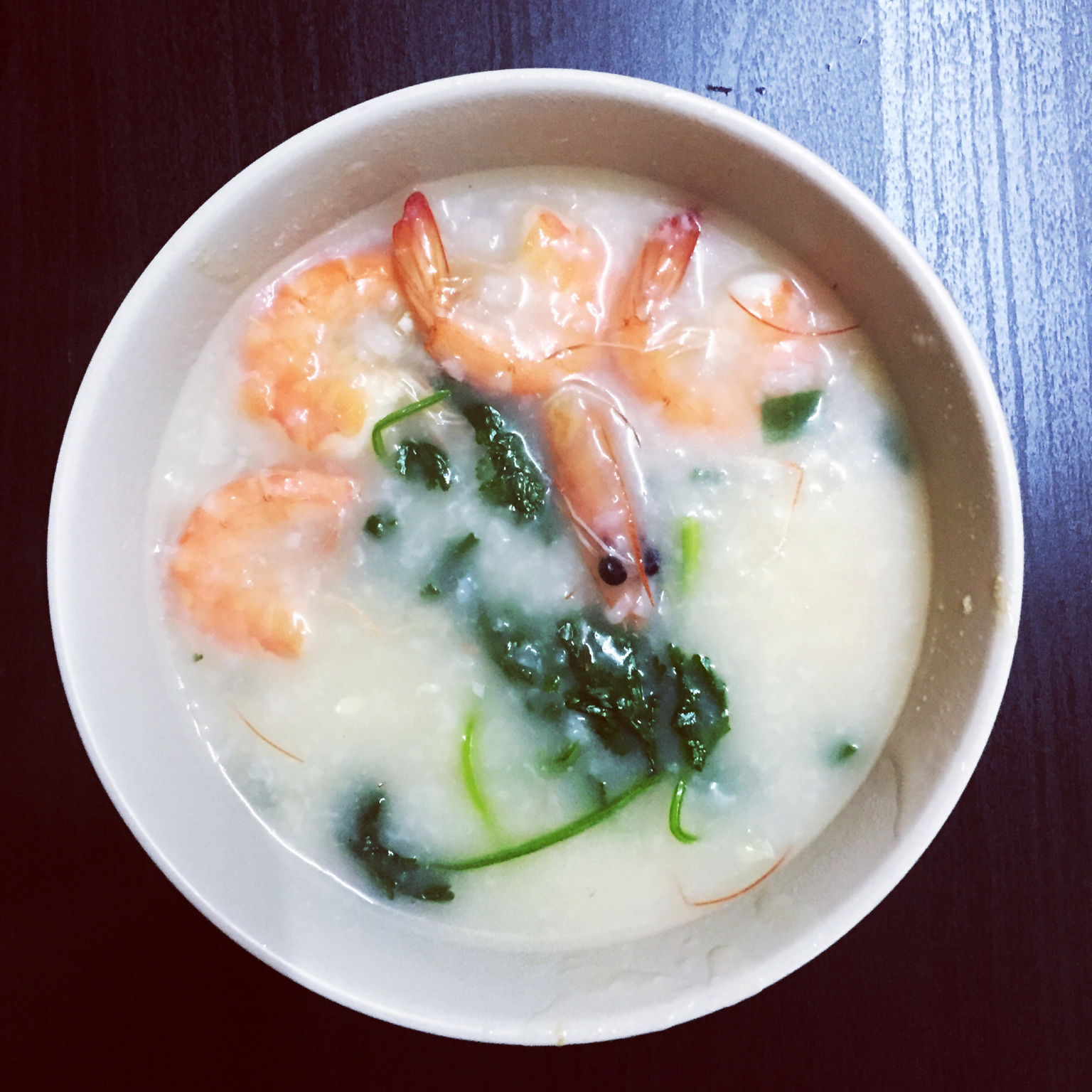 鲜虾砂锅粥