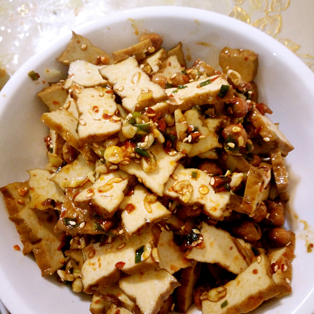 凉拌武冈豆腐干