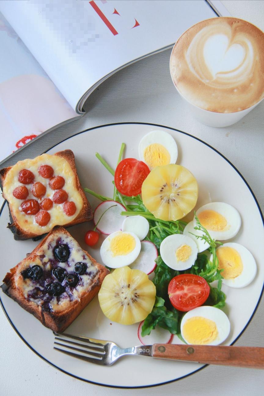 岩烧乳酪吐司双拼➕桂花dirty