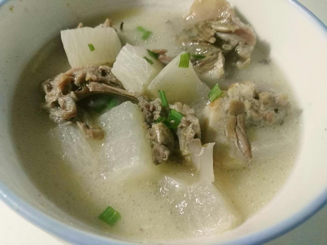 奶白鸭架汤（烤鸭）