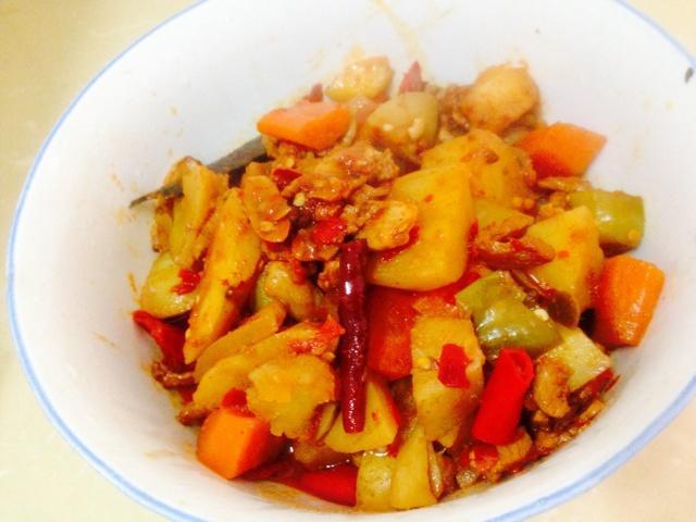 红烧土豆，香麻辣版的做法