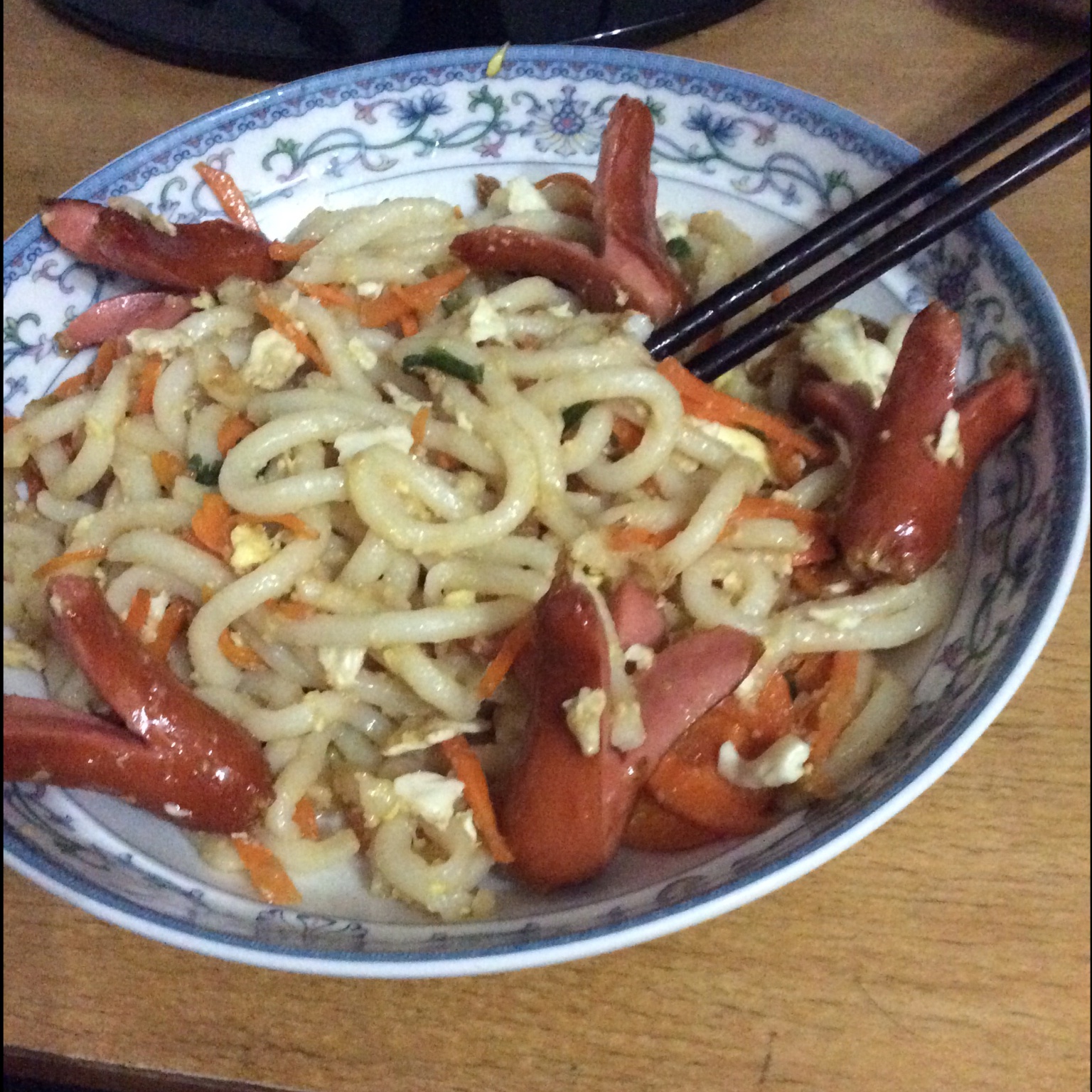 炒乌冬面