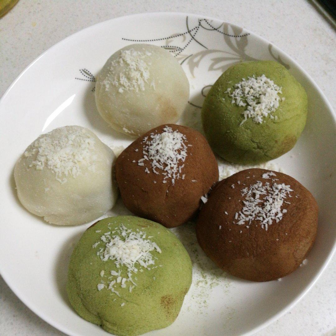 双味豆沙糯米糍