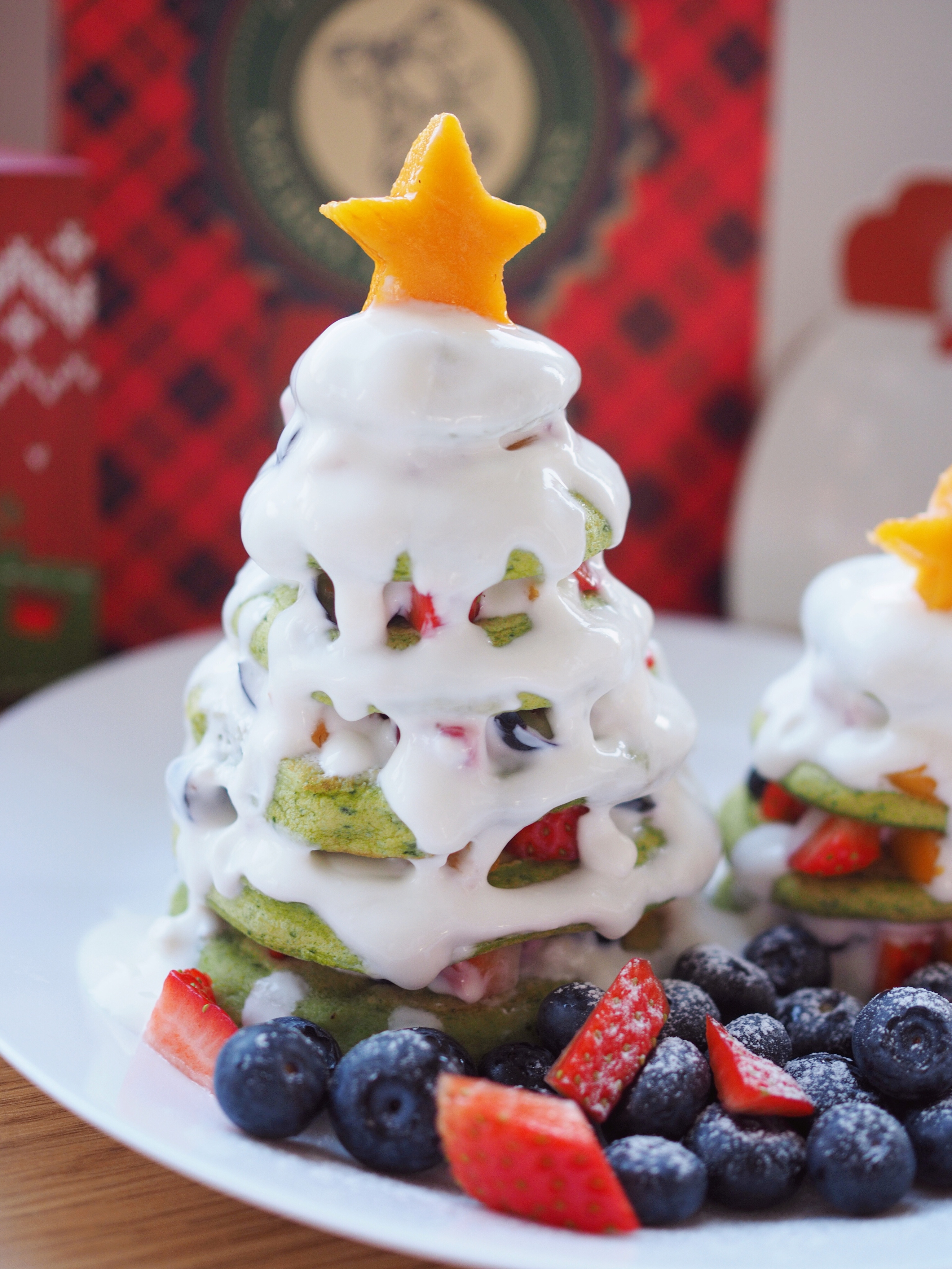 无需烤箱和奶油的圣诞树蛋糕超低甜宝宝也能吃的做法