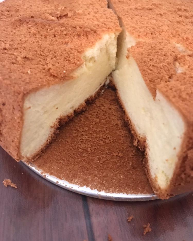 奶油蛋糕的戚风蛋糕坯（更新空气炸锅做法）