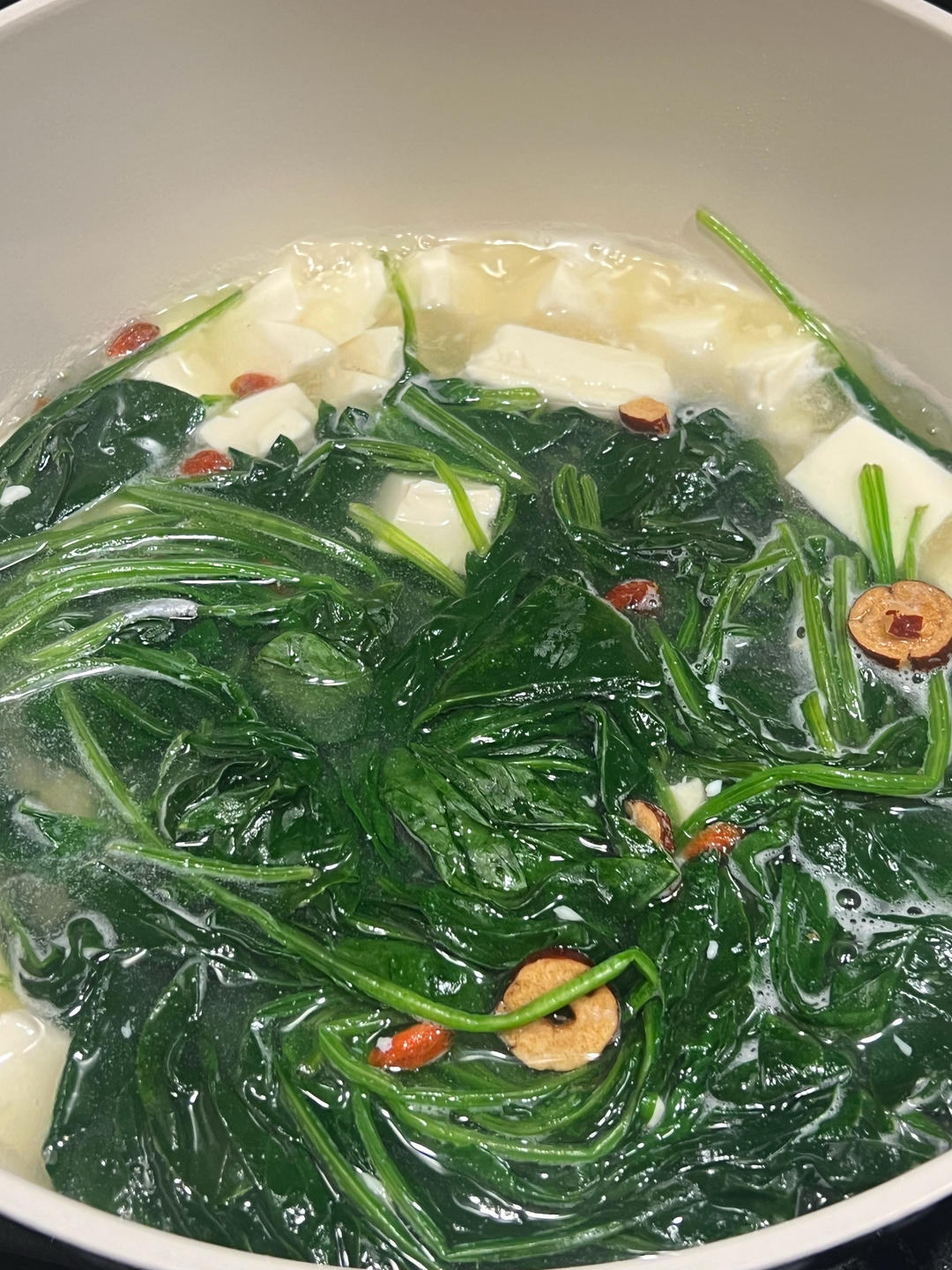 菠菜豆腐汤