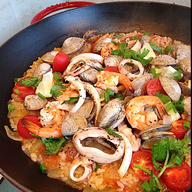 【曼食慢语】Seafood Paella 西班牙海鲜饭