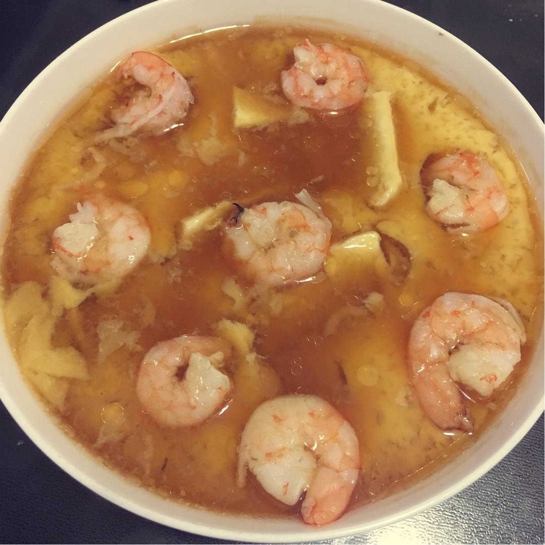 减肥也能吃虾仁豆腐蒸水蛋