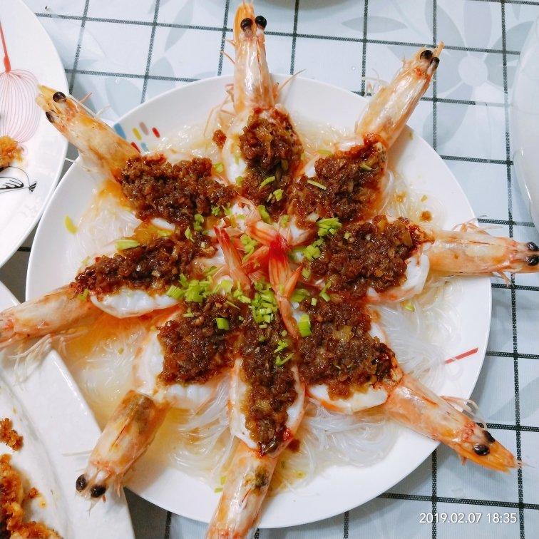 蒜蓉粉丝蒸虾
