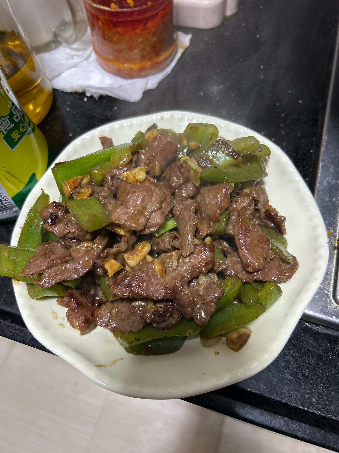 青椒炒牛肉