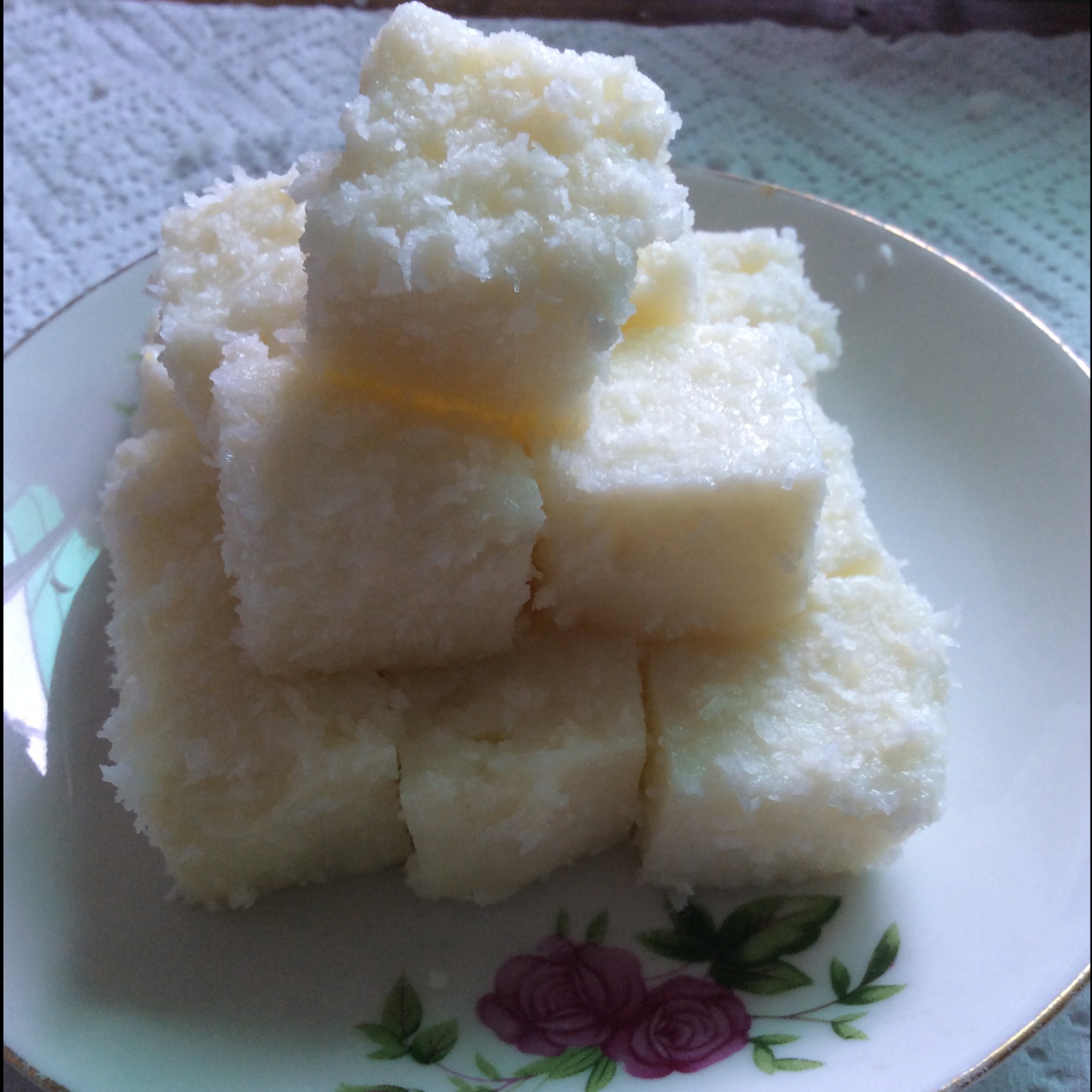 椰蓉牛奶小方
