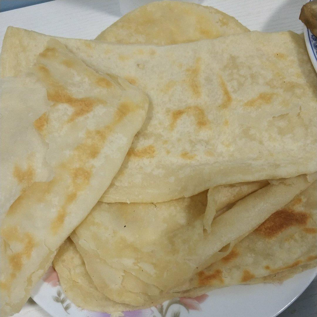 层次分明薄如蝉翼的家常基础烙饼