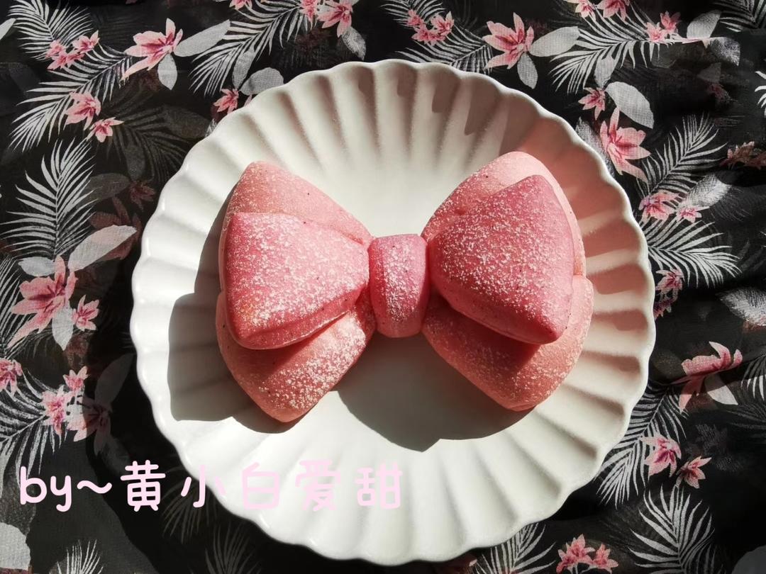 火龙果蝴蝶结面包（一次发酵）