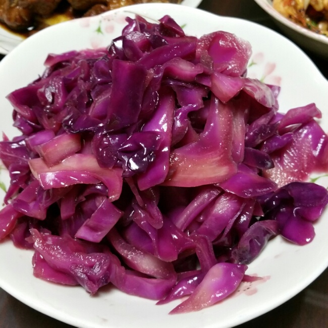 凉拌紫甘蓝