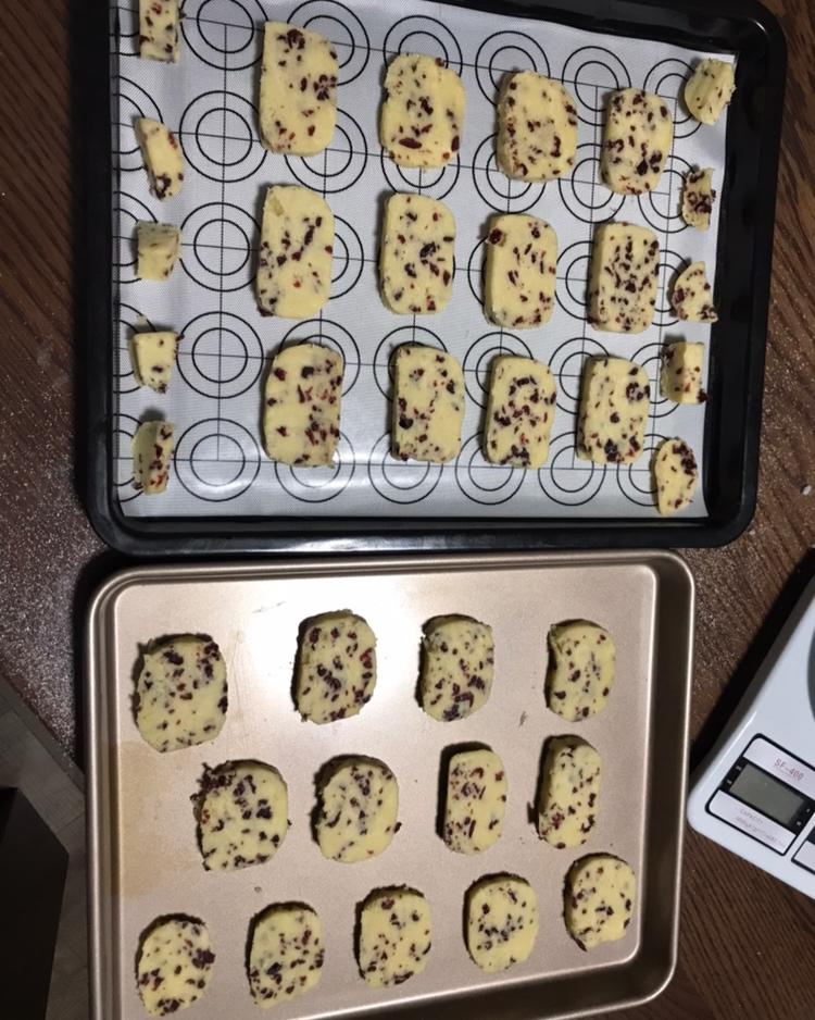 低糖少油版蔓越莓饼干