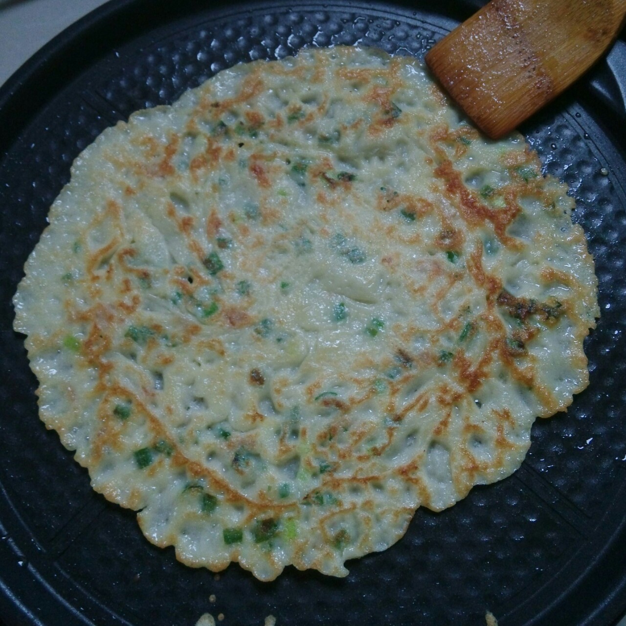 鸡蛋葱油饼                  （更新饼坯保存方法）
