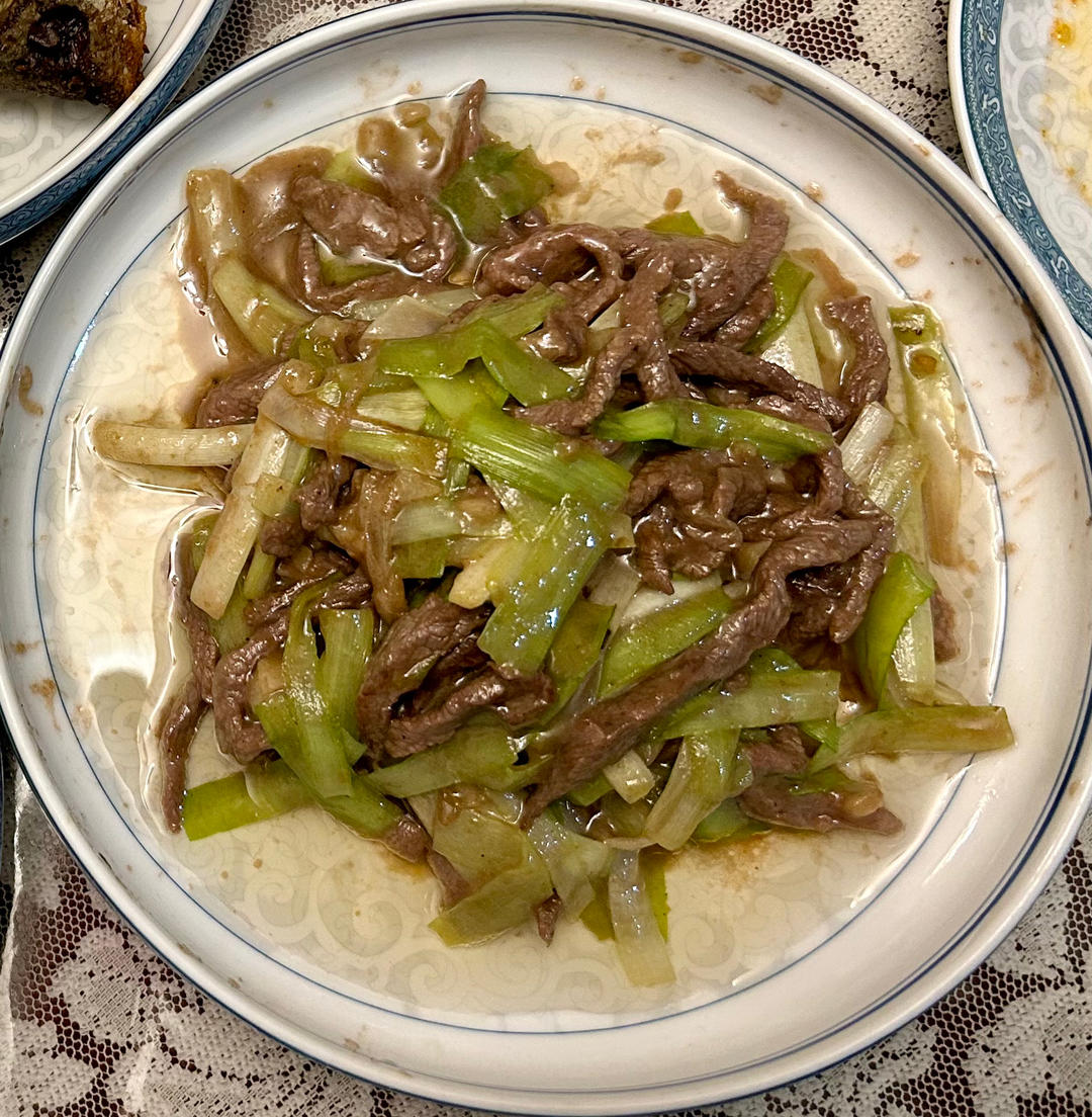 韭黄炒牛肉