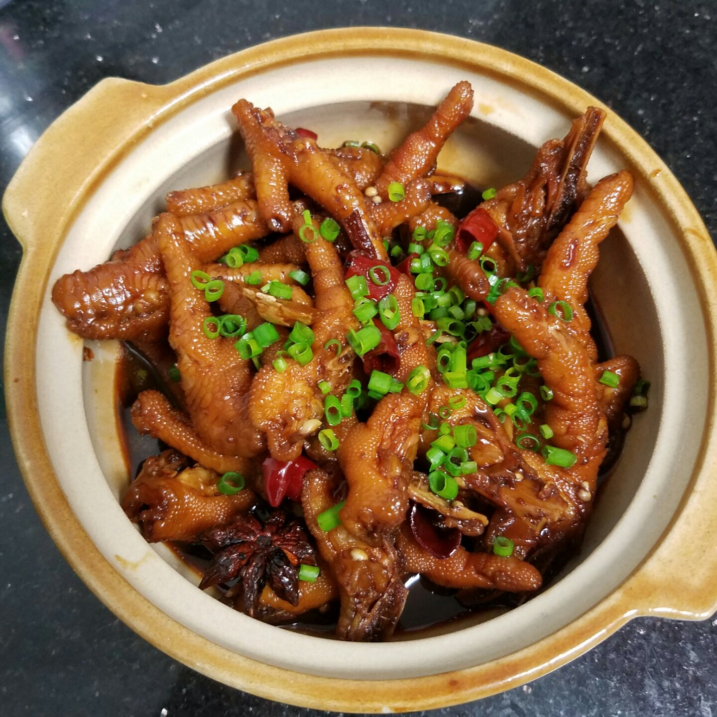 davidfish大胃鱼做的秘制红烧鸡爪