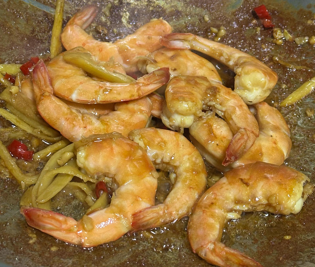 快手红烧厄瓜多尔白虾